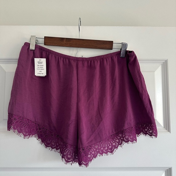 Midnight Bakery 2 Piece Tank & Shorts Pajama Set in Berry NWT - Picture 9 of 11